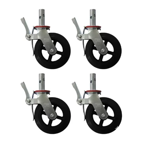 RENTAL - 4 SCAFFOLDING WHEELS