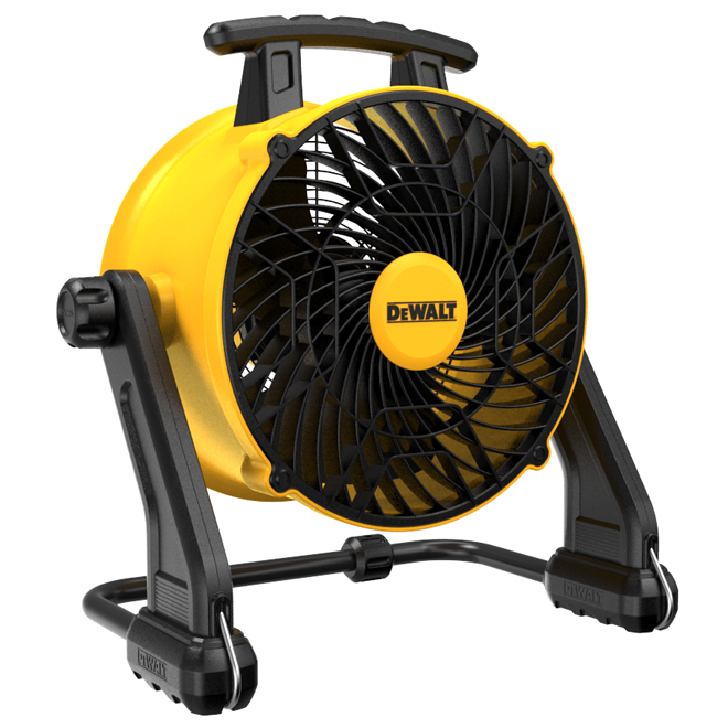 DEWALT - 16 in. YELLOW 3 SPEED BENCHTOP AND HANGING DRUM FAN