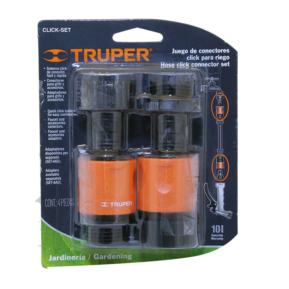 TRUPER 3/4" QUICK CONNECTORS